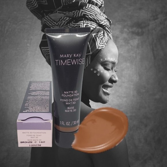Bronze C 160 (Cool) Matte 3D Foundation - Combo-to-Oily Skin TimeWise…Ma… - Picture 1 of 6